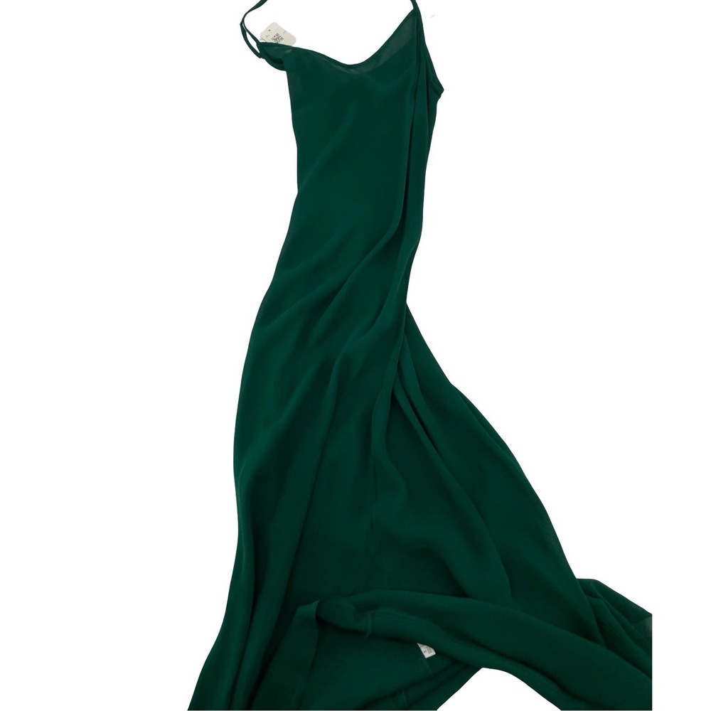 Reformation Women's Dress Lisola Rosemarie Green Viscose Small